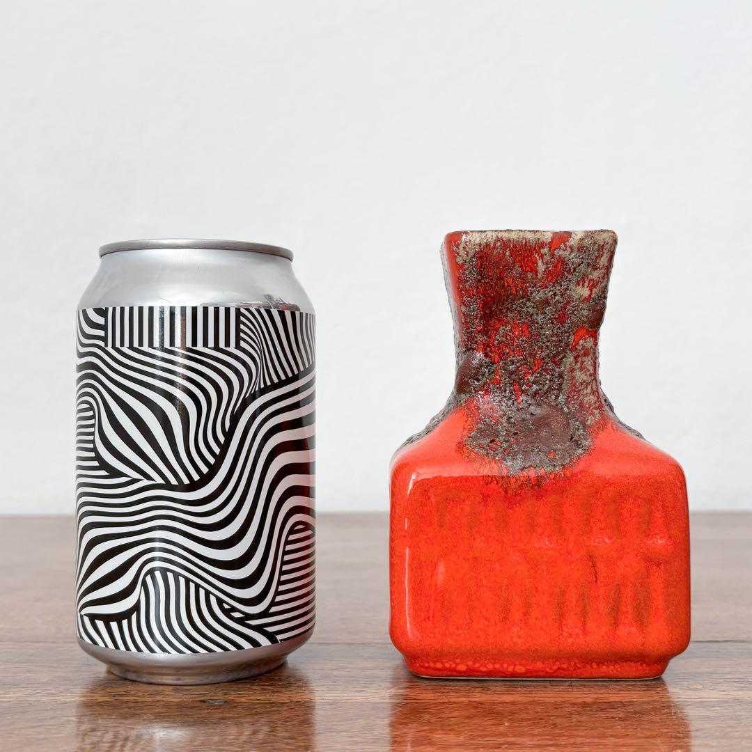 【ドイツ Stein Keramikの小さな花瓶】Fat Lava 410