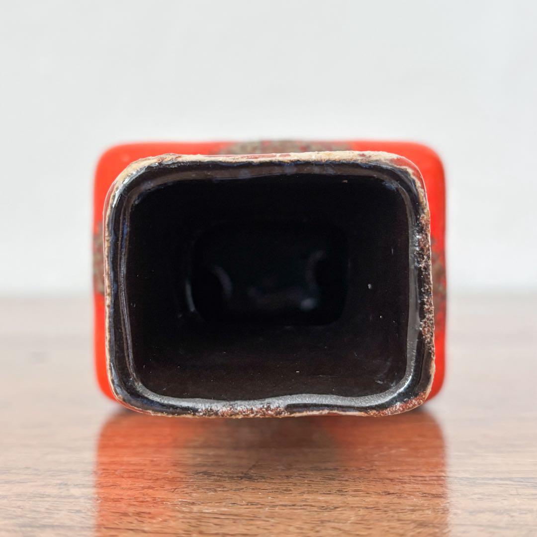 【ドイツ Stein Keramikの小さな花瓶】Fat Lava 410