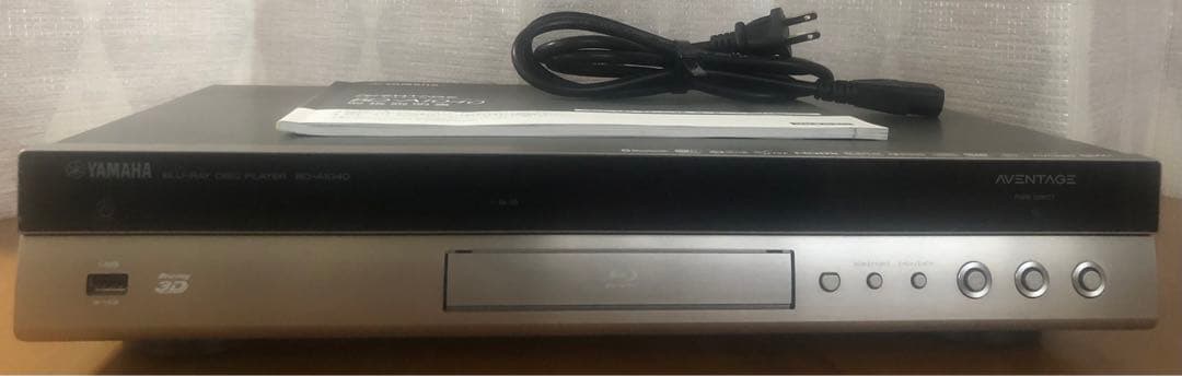 リモコン・取説付　ヤマハ　ブルーレイディスクプレイヤー　BD-A1040 中古品