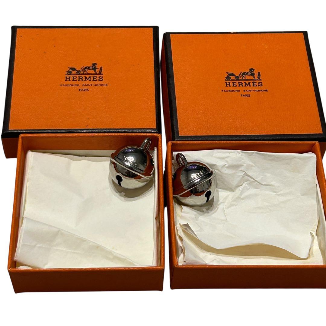 HERMES エルメス スカーフリング ツイリーリング ベル 鈴 シルバー