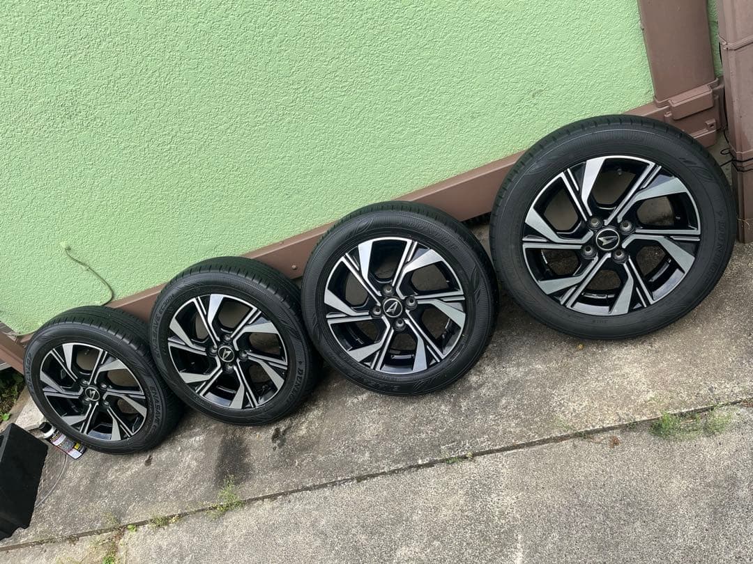 ダイハツ タントカスタム 純正14インチ アルミホイール タイヤ セット