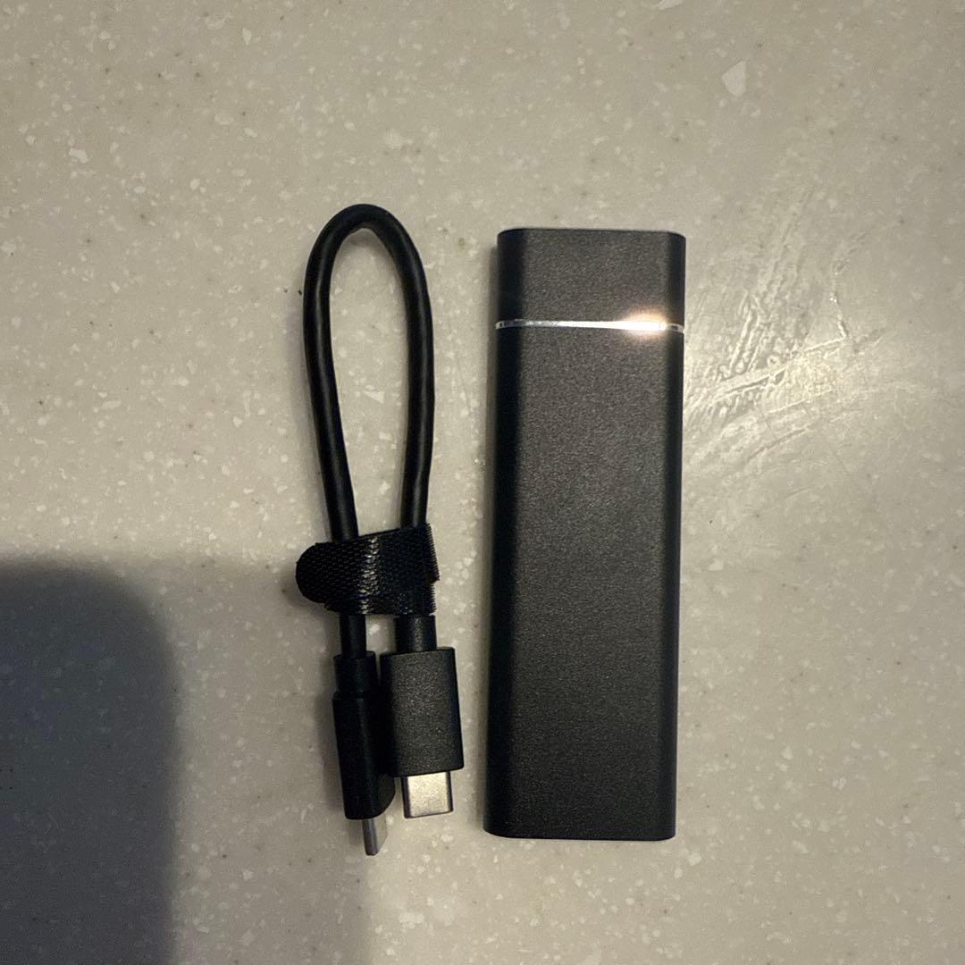 KINGMAX AX3480 2TB M.2 SSD nvme 外付けケース付