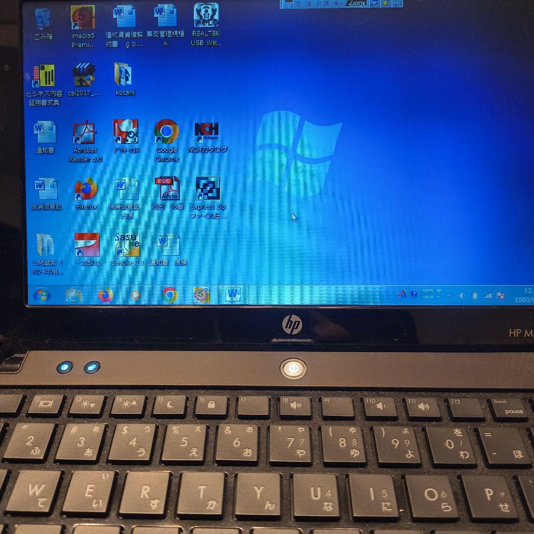 HP Mini WindowsノートPC　windos7