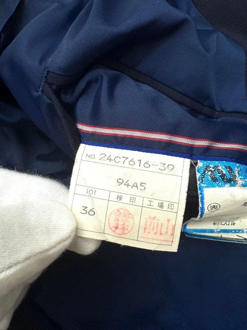 ラルフローレン 紺ブレ ダブルブレスト ネイビーブレザー　94A5