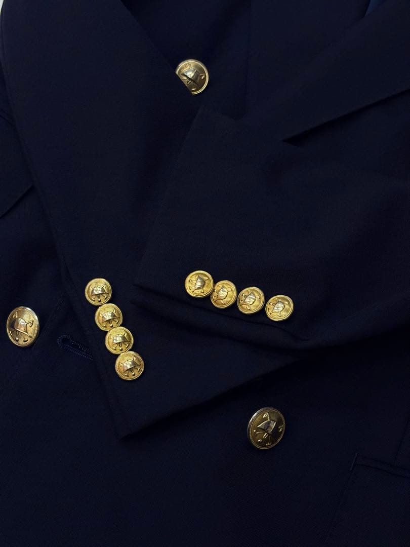 ラルフローレン 紺ブレ ダブルブレスト ネイビーブレザー　94A5