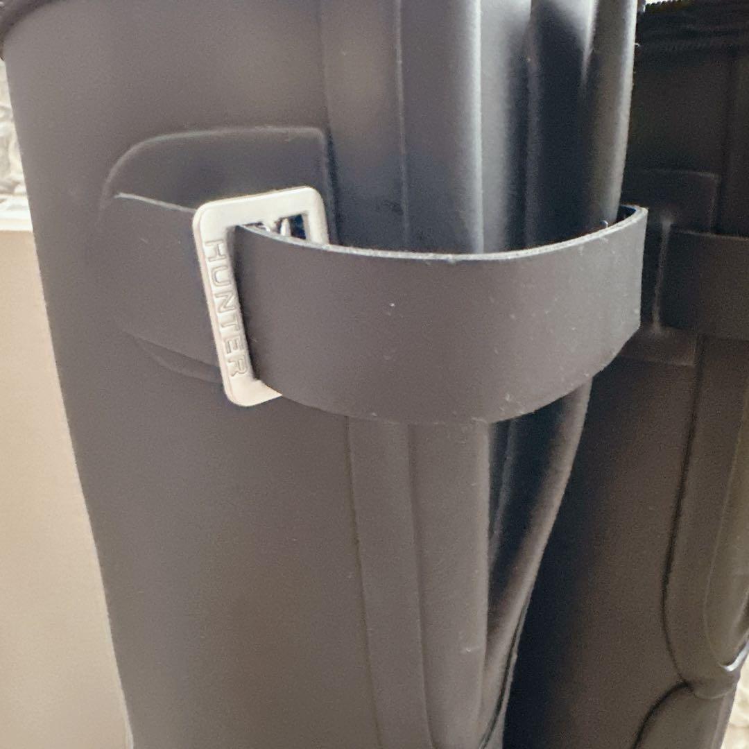 ⭐︎新品 箱あり⭐︎ハンター⭐︎レインブーツ⭐︎25センチ⭐︎ブラック⭐︎