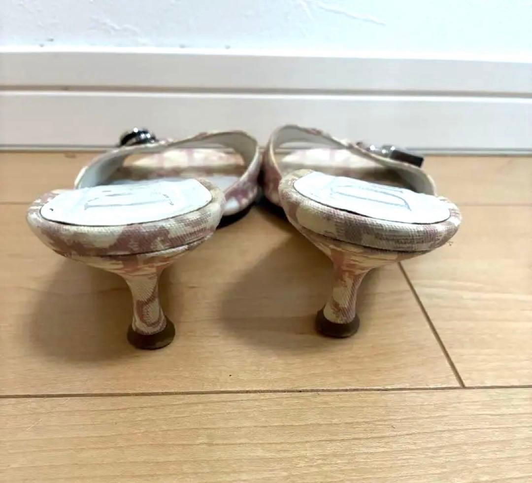 Dior ディオール ミュール 南京錠 鍵 チャーム