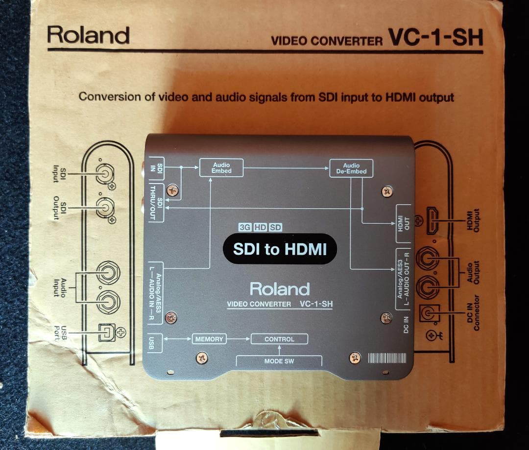 ROLAND ローランド VC-1-SH SDI to HDMIビデオコンバータ