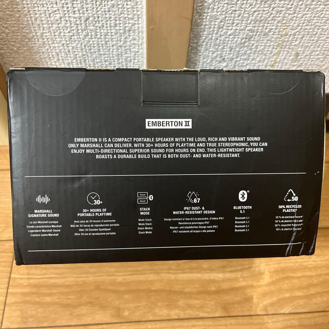 Marshall Emberton II ブラック 新品未開封