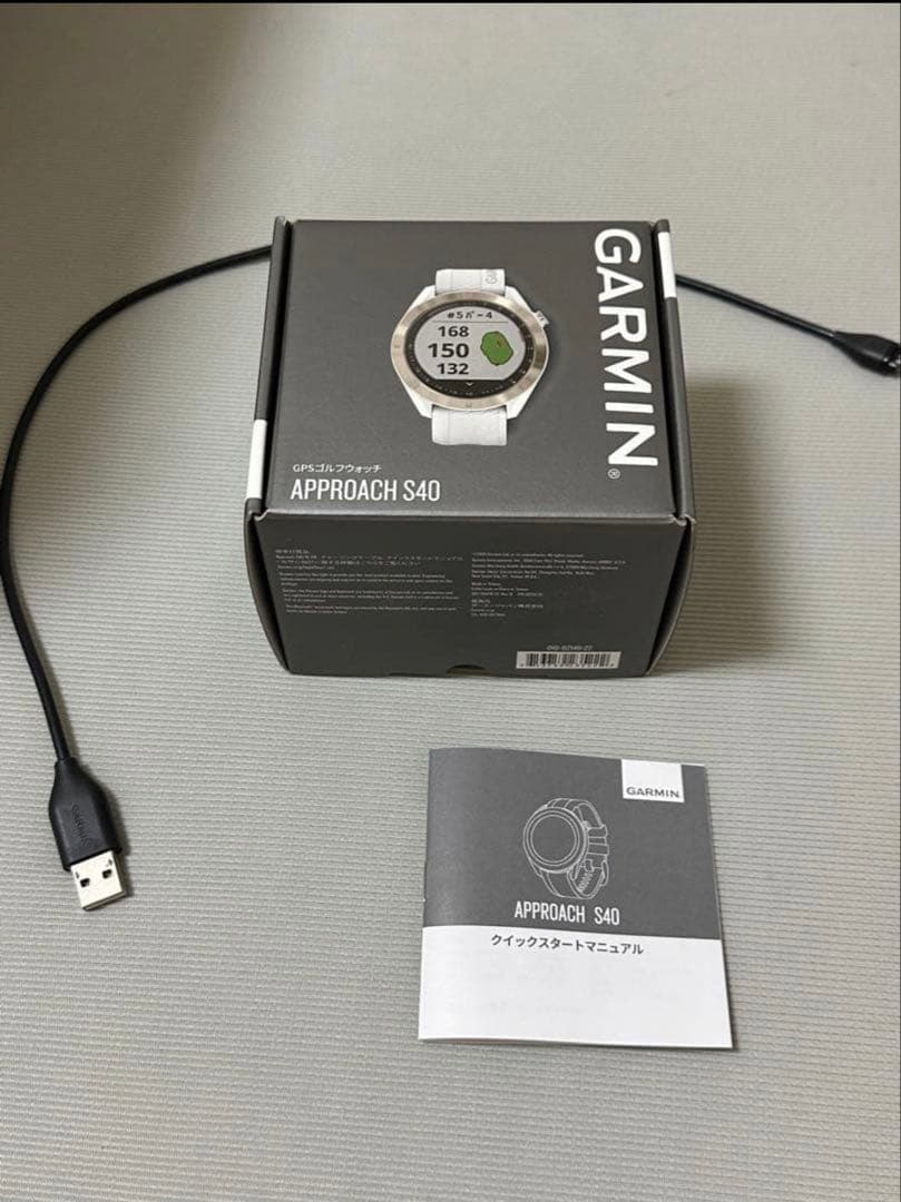 ガーミンゴルフナビ GPS Approach S40 White