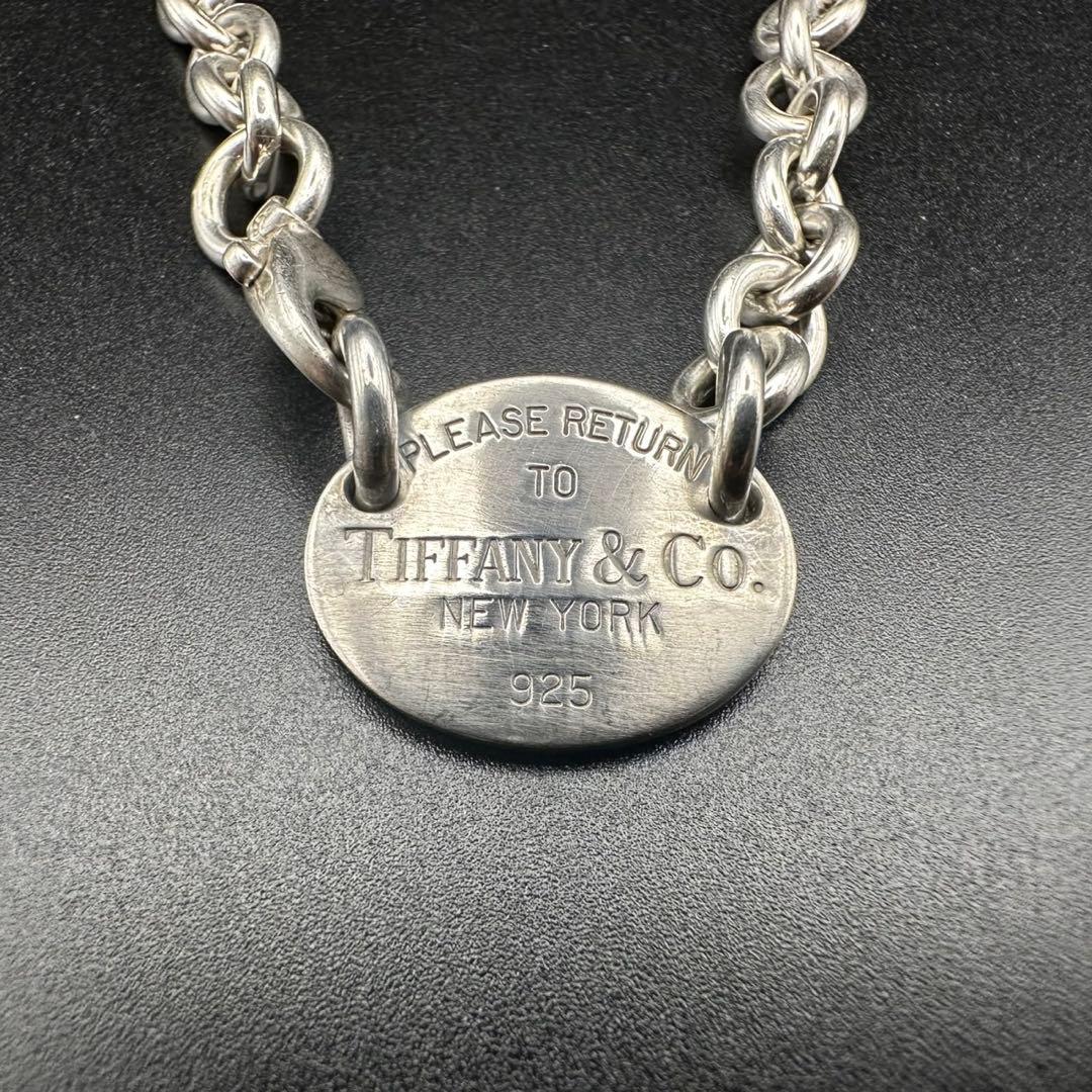 極美品✨　ティファニー　ネックレス　チョーカー　オーバル　チェーン　1265