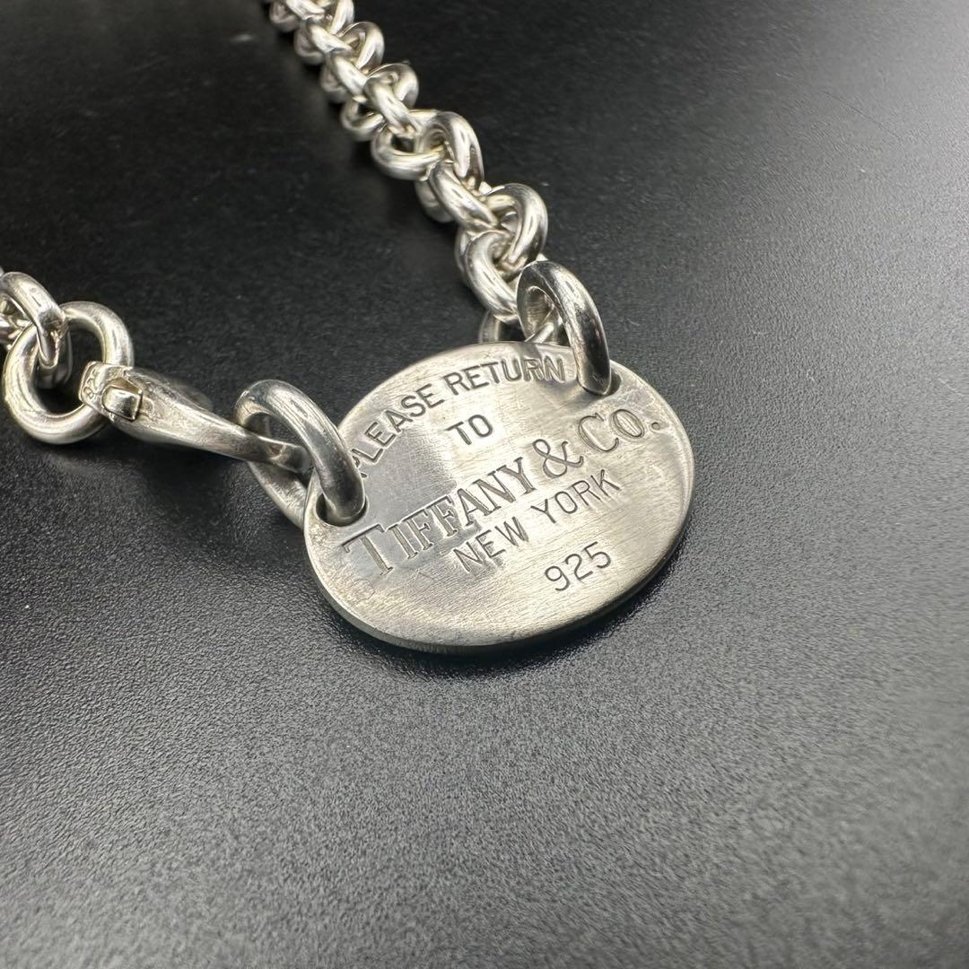 極美品✨　ティファニー　ネックレス　チョーカー　オーバル　チェーン　1265