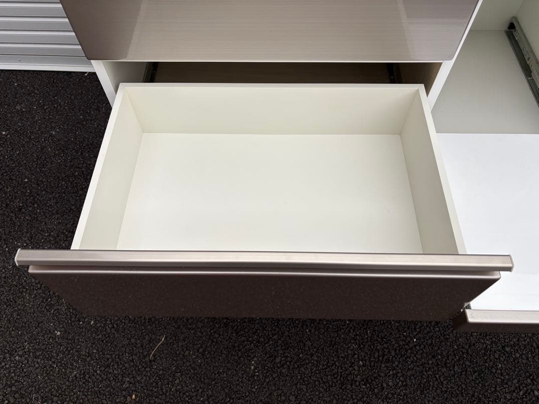 【送料別】ニトリ キッチンカウンター(アルミナ2 100CT SI)