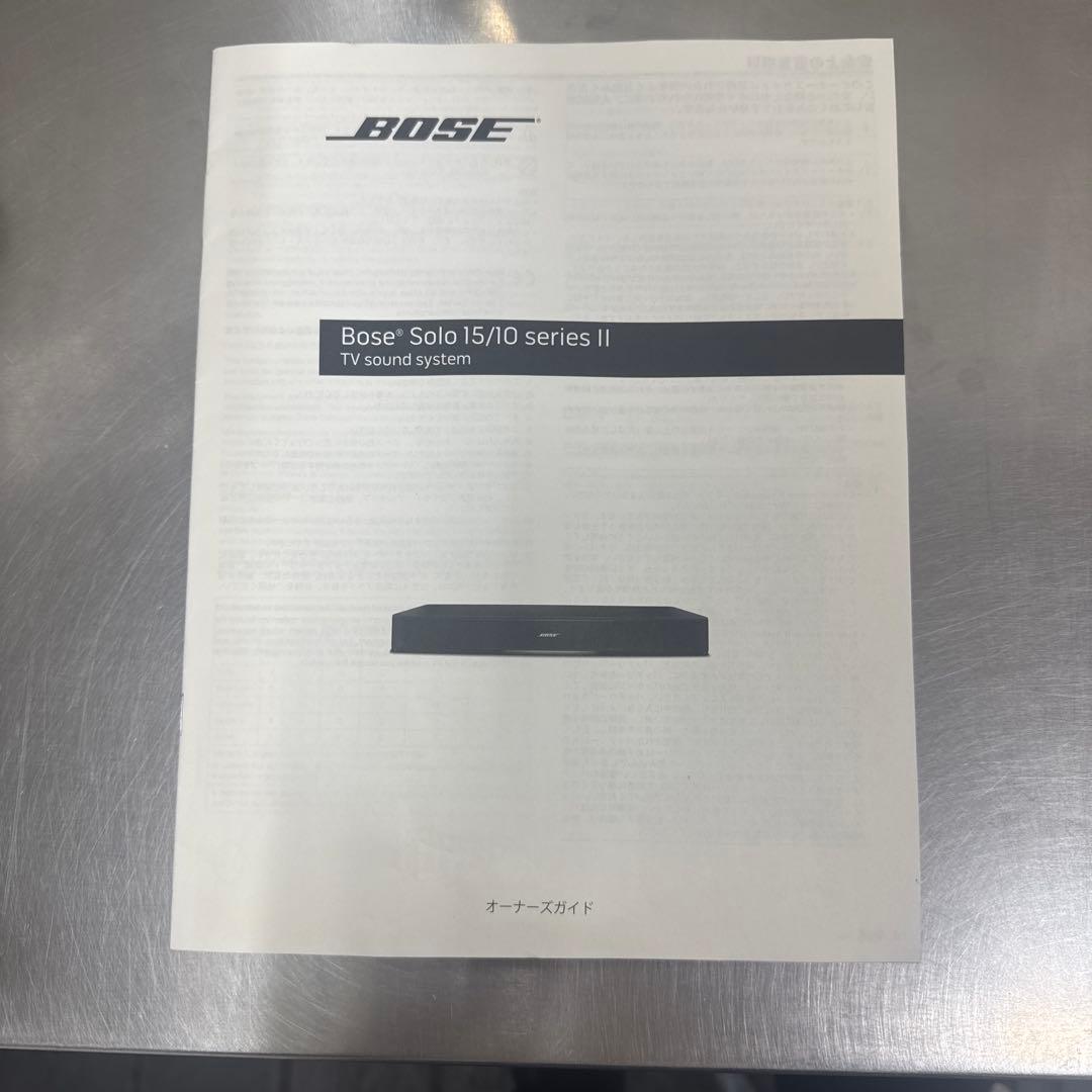 BOSE Solo 15/10 seriesⅡ TV sound system