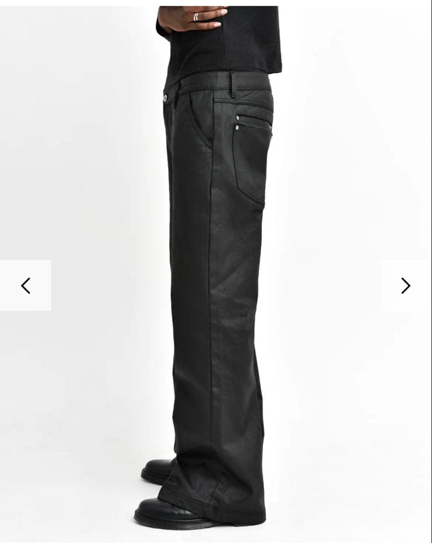 パンツ Asapmode Stacked Oil Coating Pants