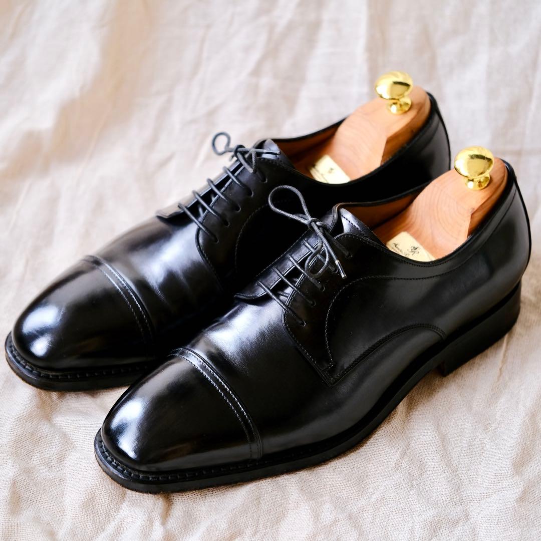 美品SalvatoreFerragamoストレートチップTRAMEZZA65EE