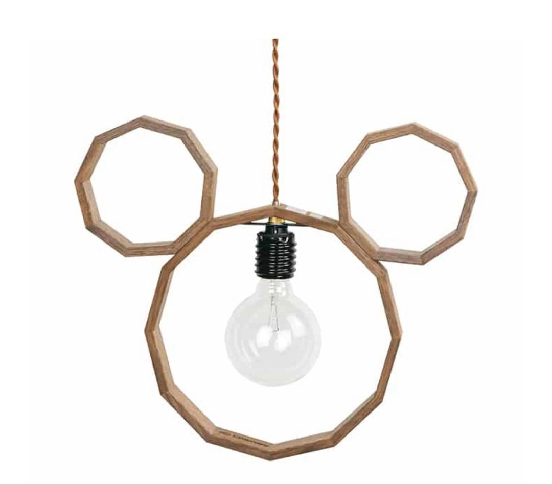 m*8様 【Disney×unico】　MICKEY ペンダントライト　電球付き