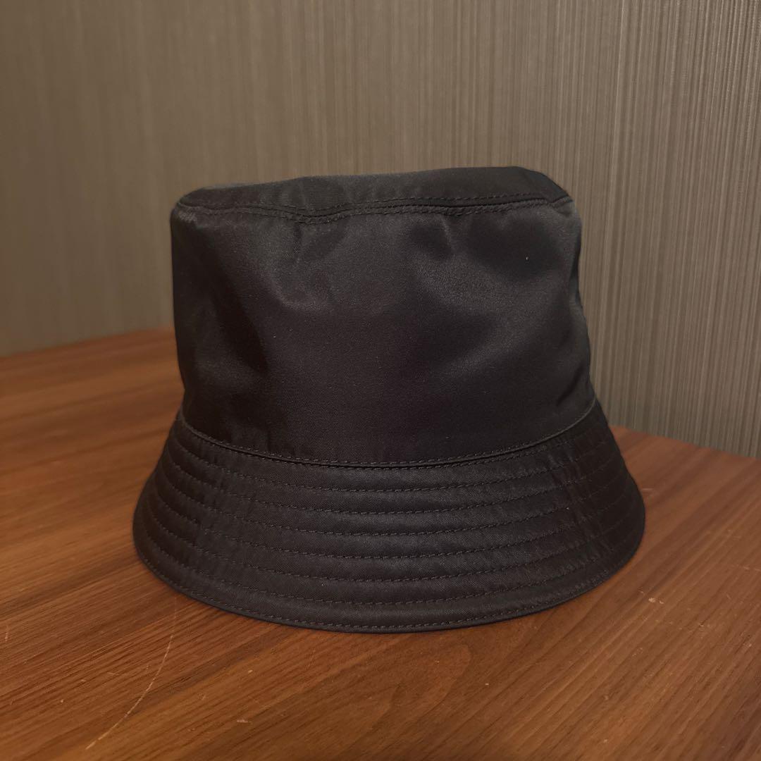PRADA ナイロン バケットハット XLサイズ ブラック