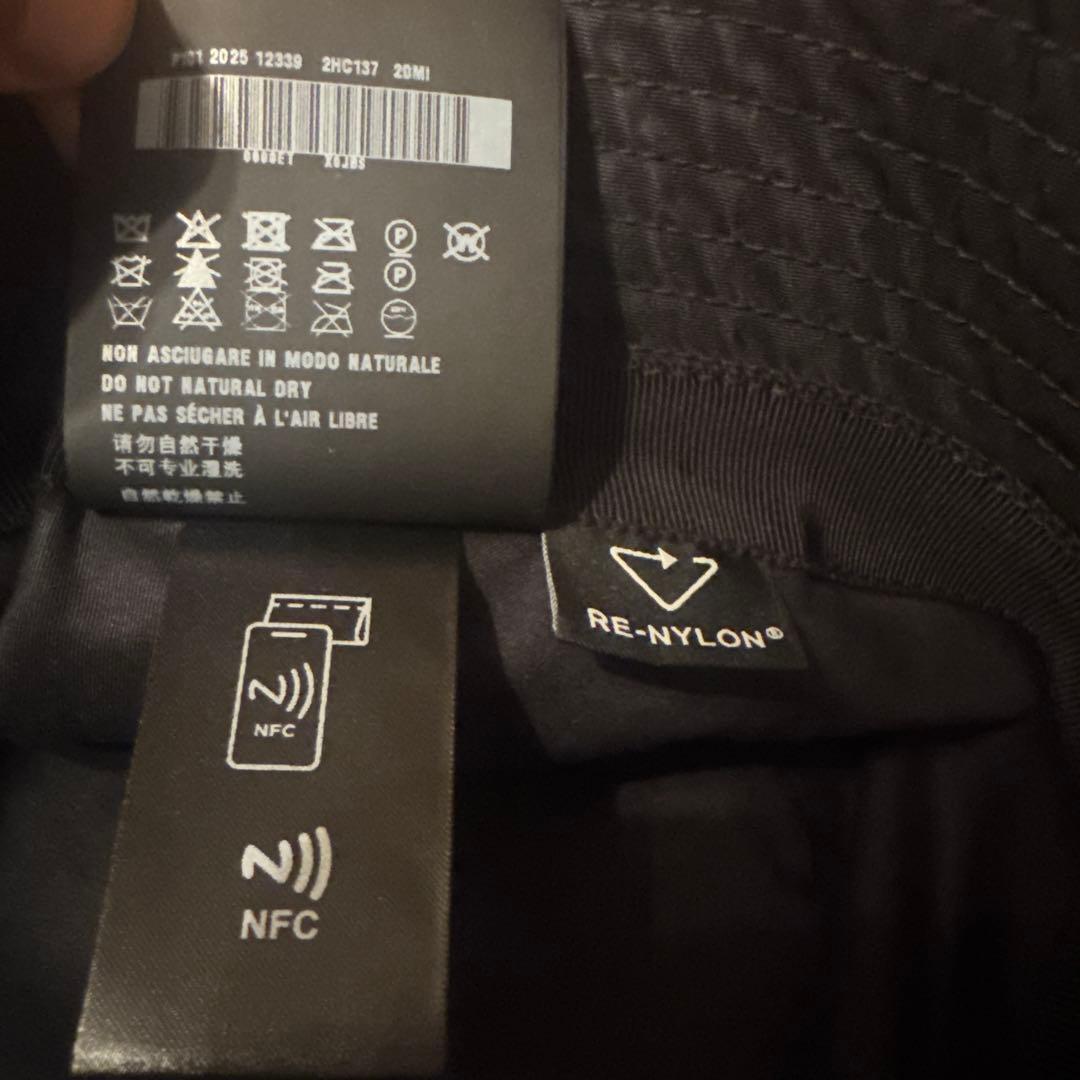PRADA ナイロン バケットハット XLサイズ ブラック
