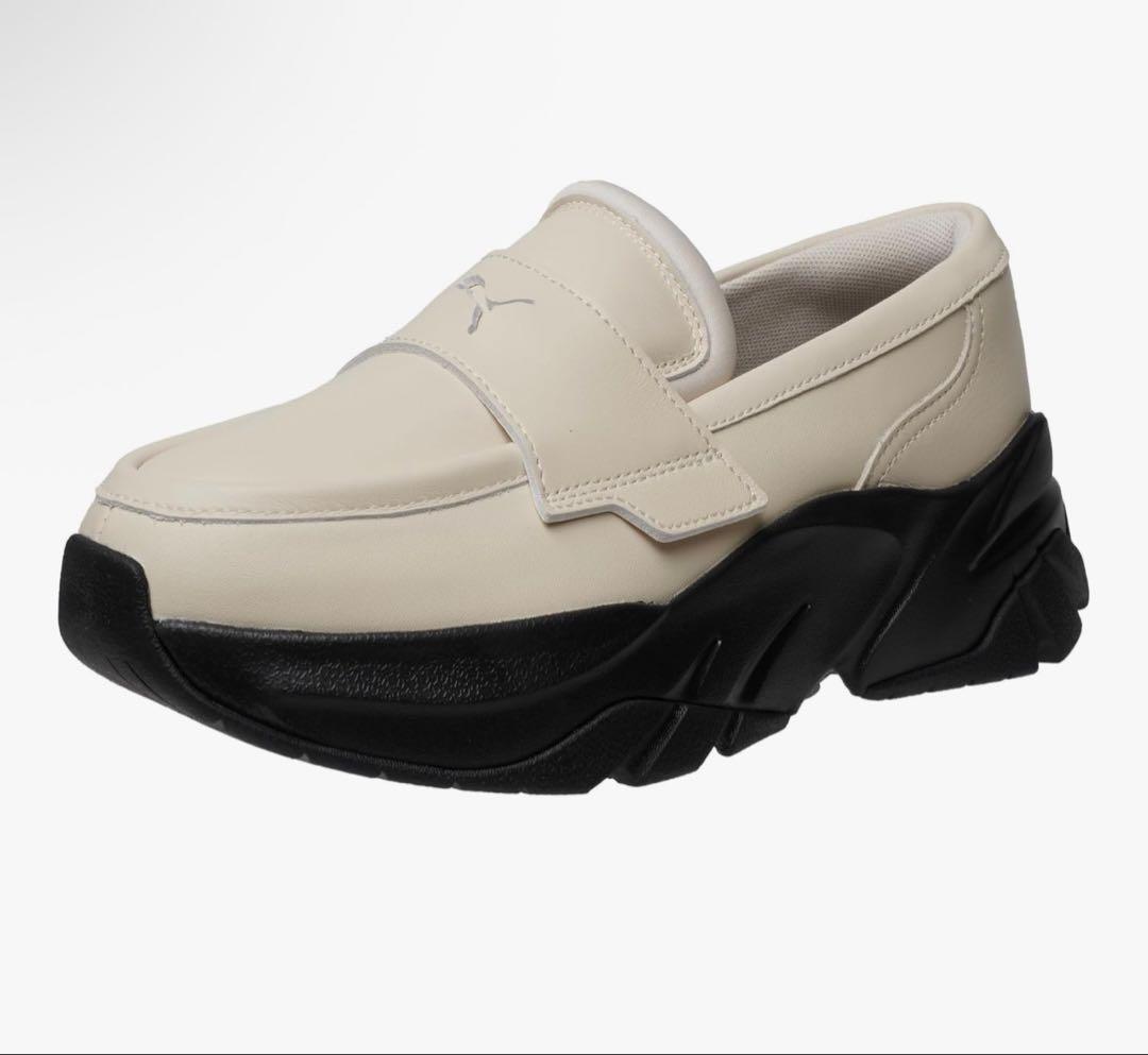 PUMA ローファー クリーム/ブラック
