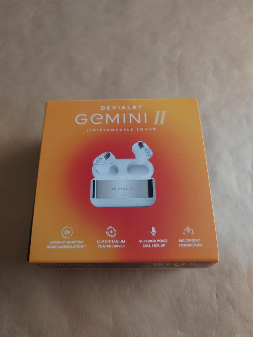 Devialet Gemini II White ワイヤレスイヤホン