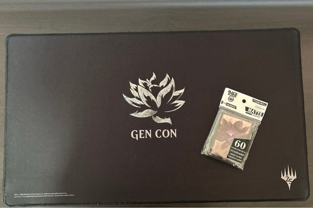 ブラックロータス プレイマット black lotus foil mtg gp