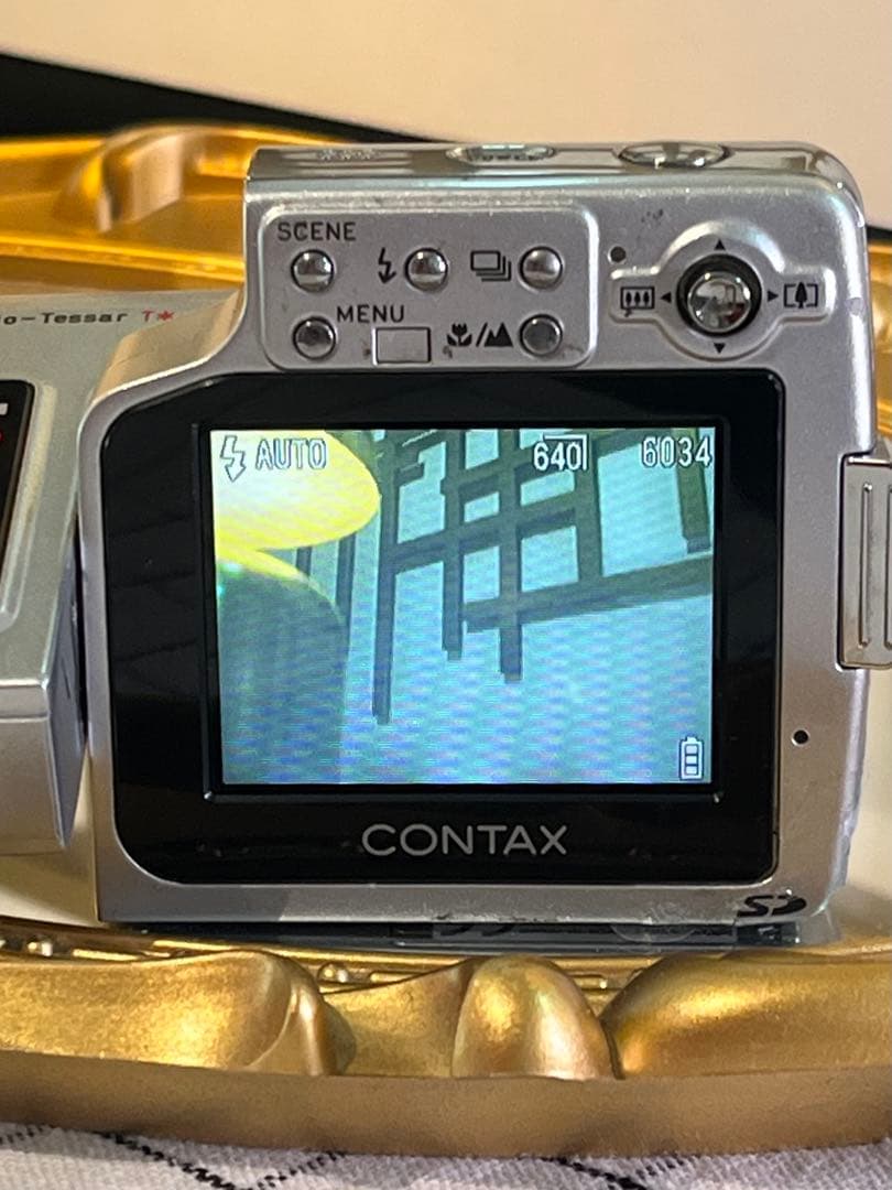 CONTAX U4R ブラック Carl Zeiss テッサー搭載 動作確認済