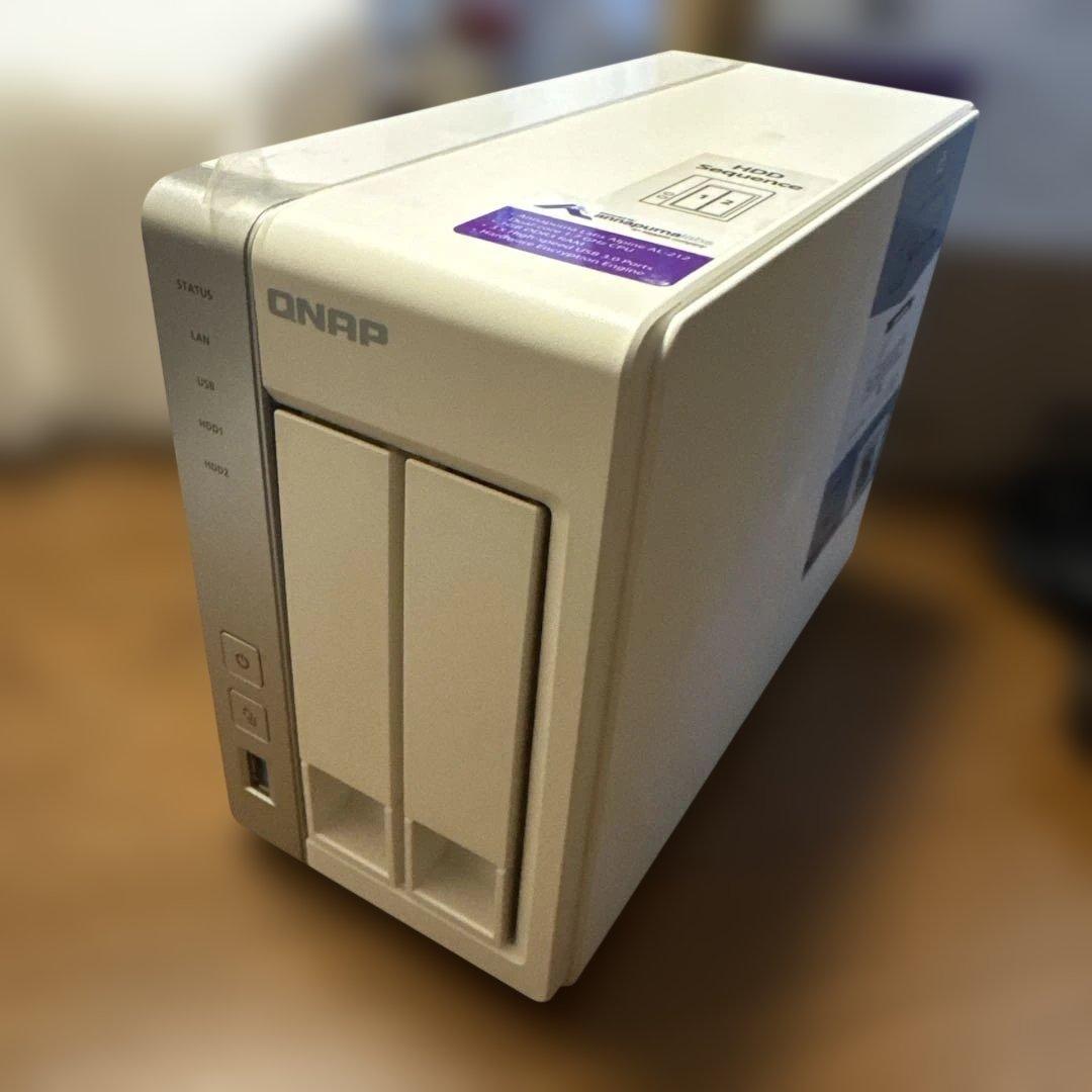 QNAP NAS 2ベイ TS-231P HDD無し
