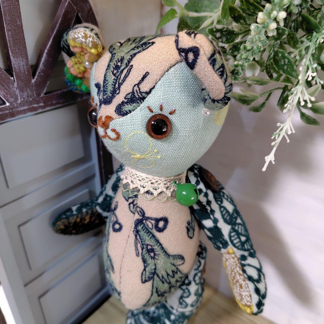 デ*コ様 【オークションです】ミナペルホネン＊ハンドメイド＊ぬいぐるみ＊テディベ