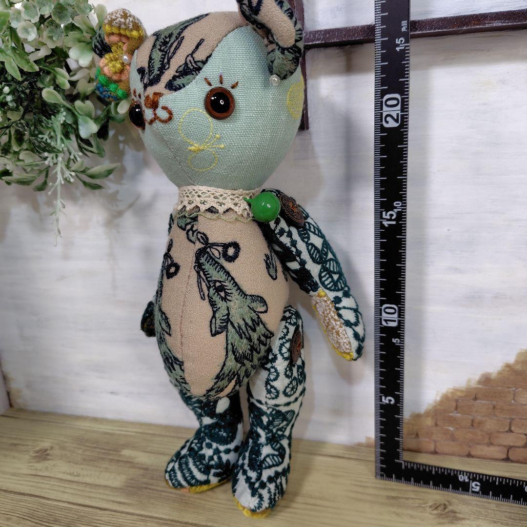 デ*コ様 【オークションです】ミナペルホネン＊ハンドメイド＊ぬいぐるみ＊テディベ