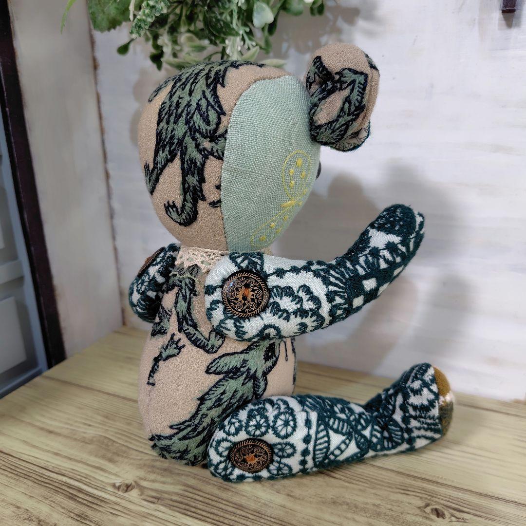 デ*コ様 【オークションです】ミナペルホネン＊ハンドメイド＊ぬいぐるみ＊テディベ