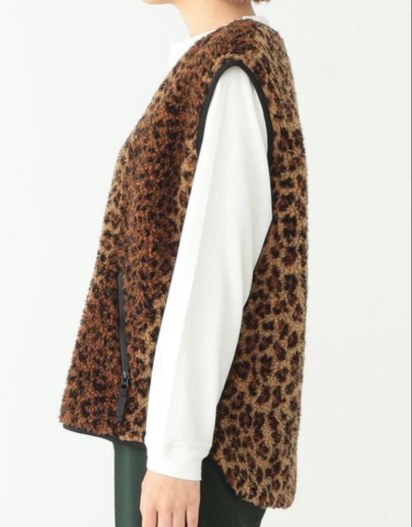 新品！BEAMS BOY / ボーイ ジャカード ボア プルオーバー ベスト