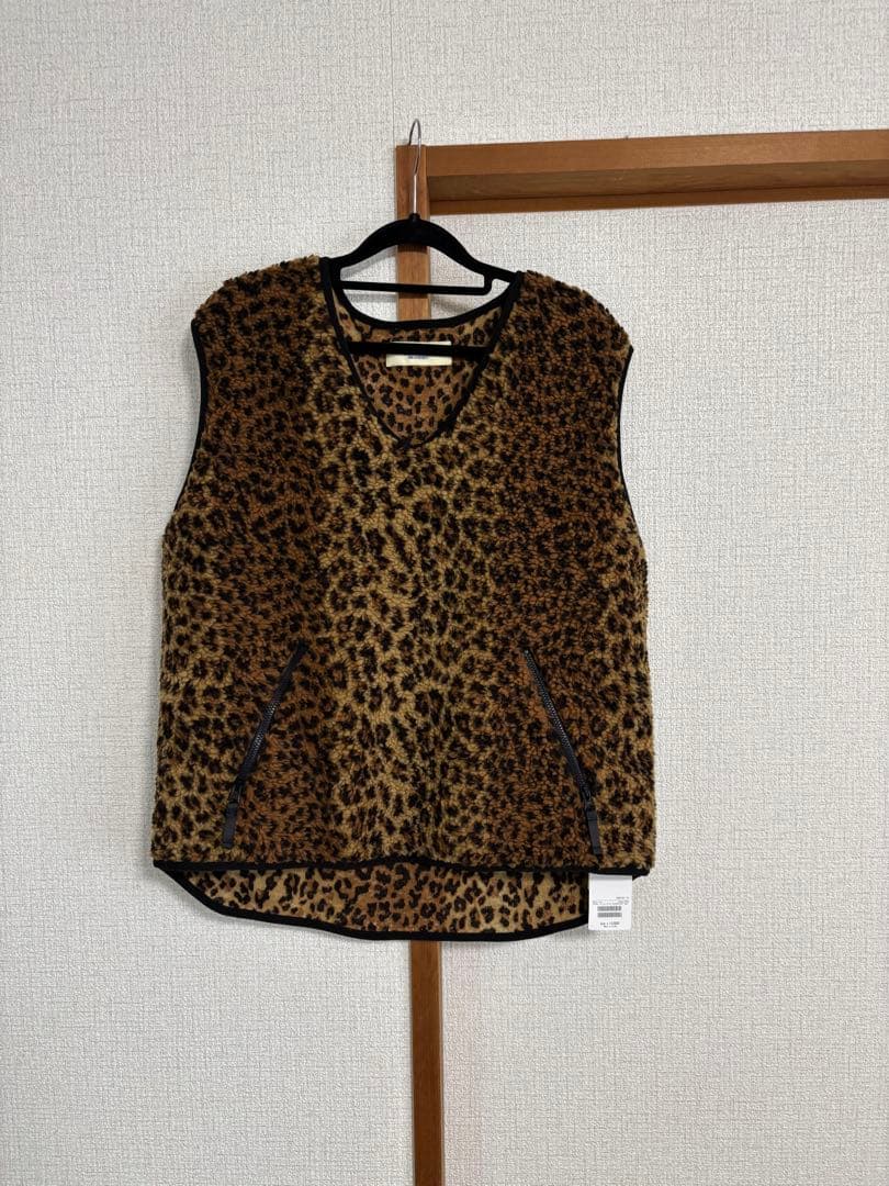 新品！BEAMS BOY / ボーイ ジャカード ボア プルオーバー ベスト