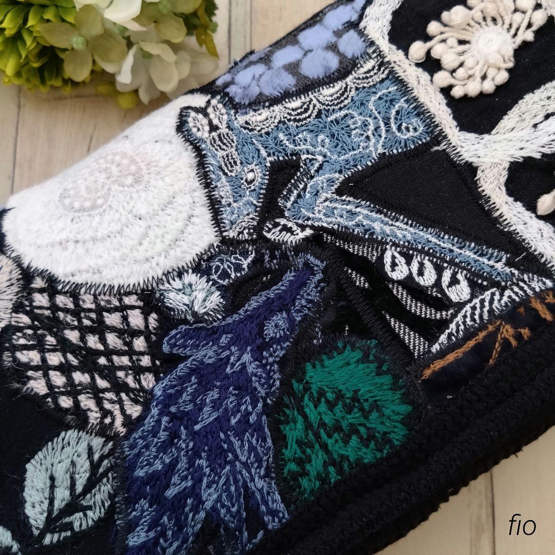 【ミナペルホネン】ハンドメイド　ポーチ　ポシェット　マルチケース　クラッチバッグ