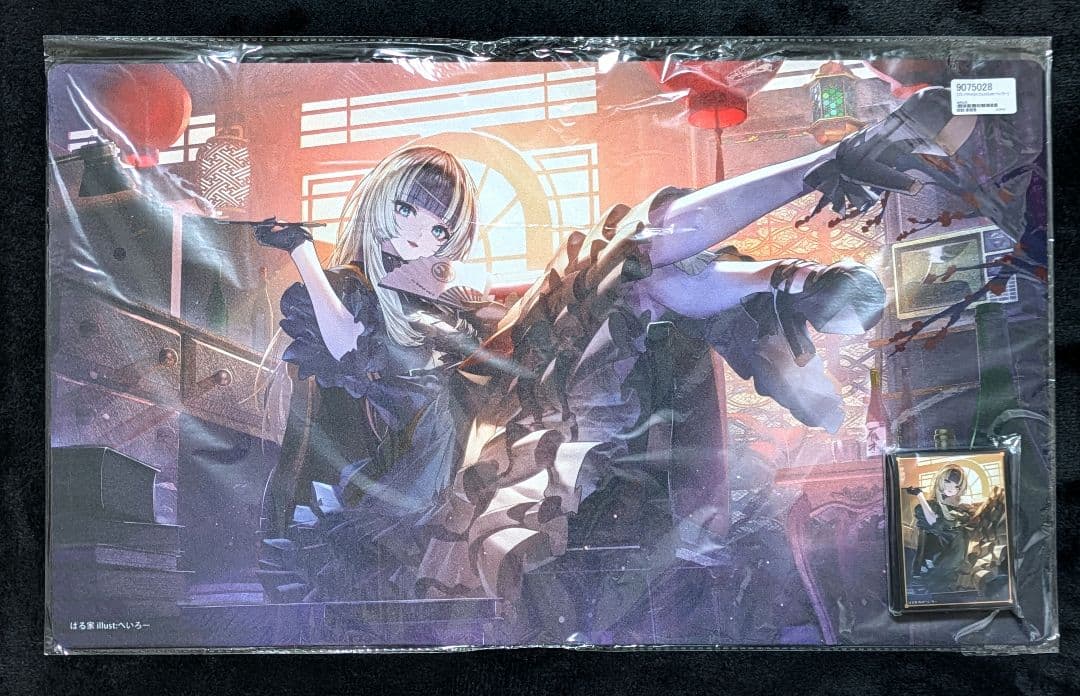 ホロライブ　儒烏風亭らでん　プレイマット　スリーブ　セット　新品未開封