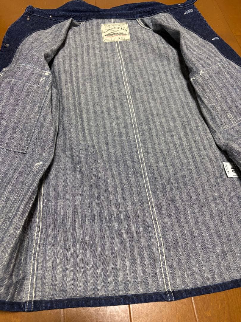 今週末最終出品限定価格 ウエアハウスLot.2165ヘリンボーンカバーオール40