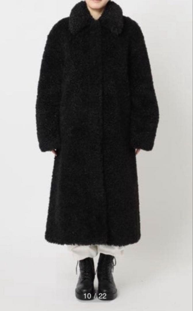 CITYSHOP SHEEP FUR LIKE コート ブラック　36