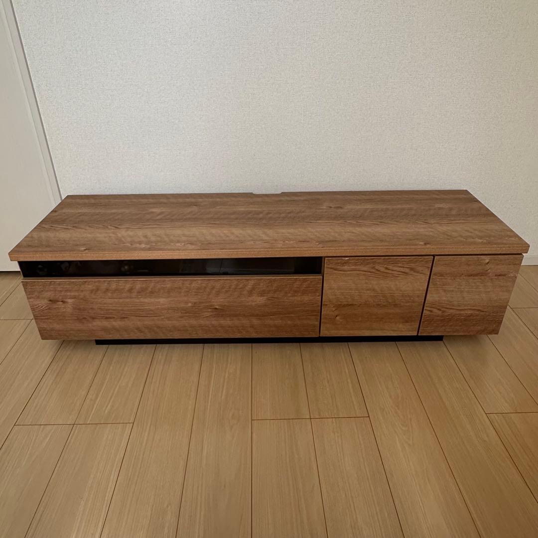 LOWYA 140cm テレビ台 ローテレビ台 テレビボード シャビーナチュラル