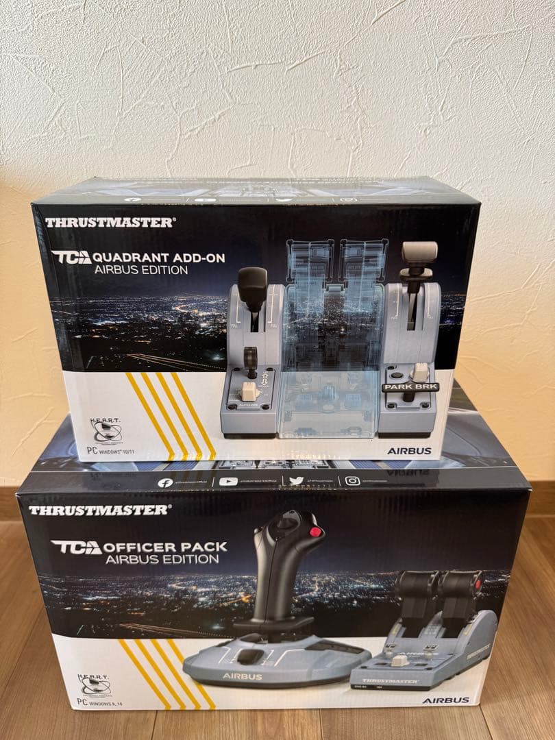 AIRBUSエアバス　Thrustmaster 他コントローラーセット