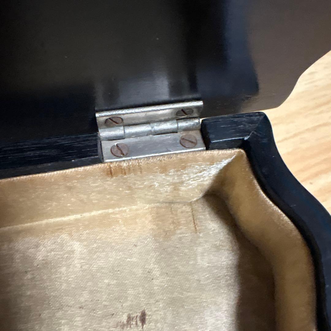 アンテイーク黒檀ジュエリーボックス