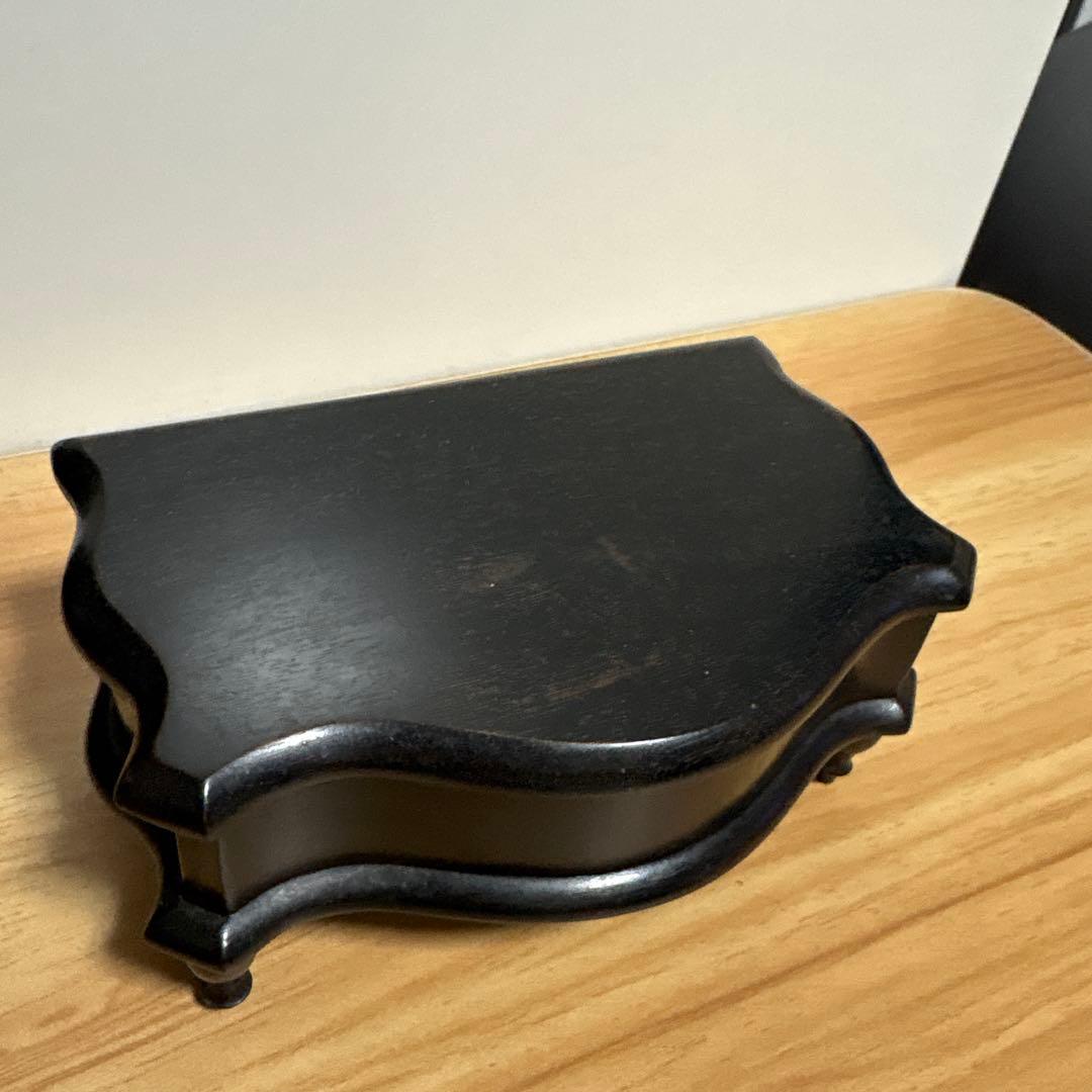 アンテイーク黒檀ジュエリーボックス