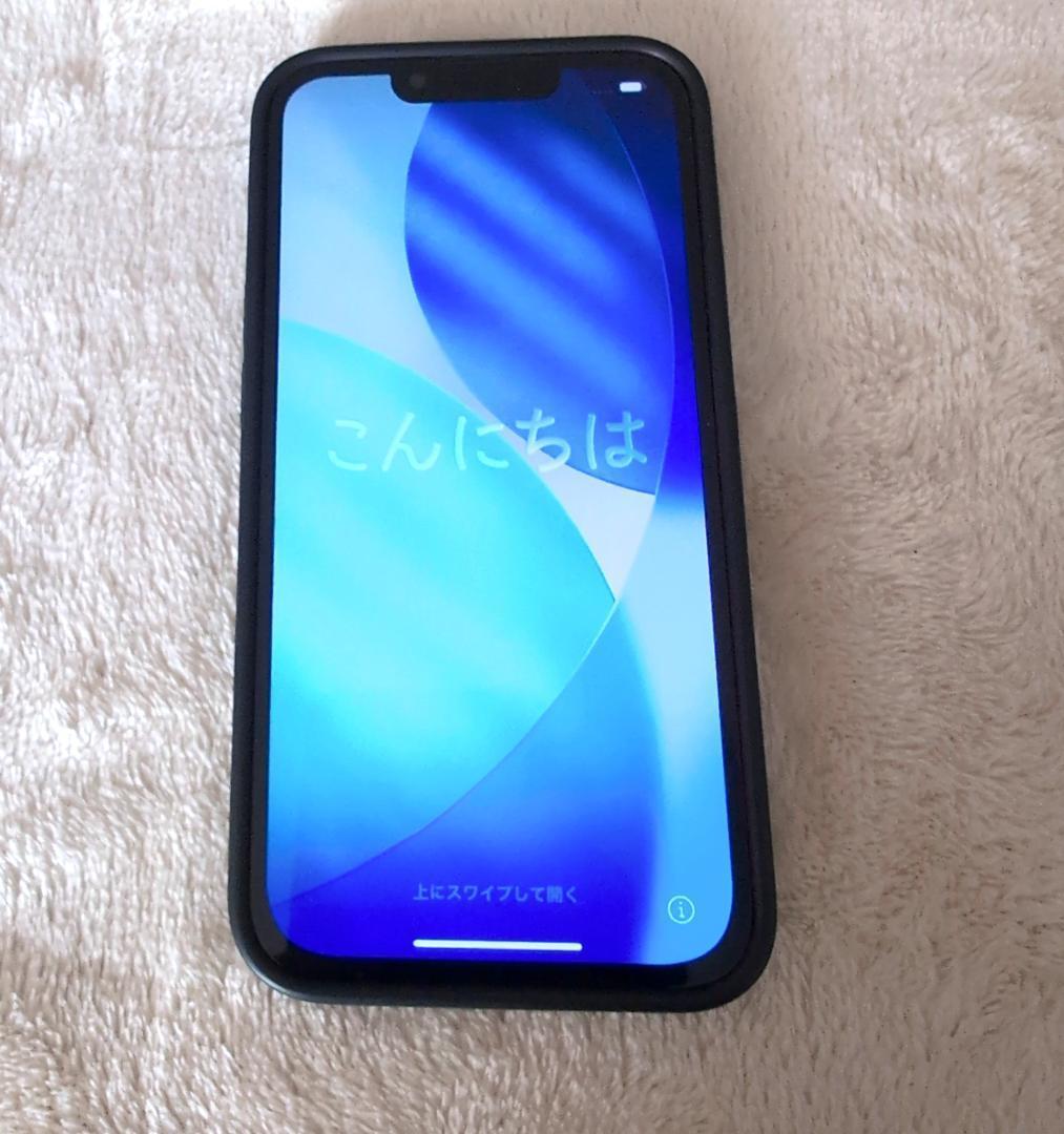 iPhone13 128GB レッド フロントパネル交換済 充電口不良 ケース有