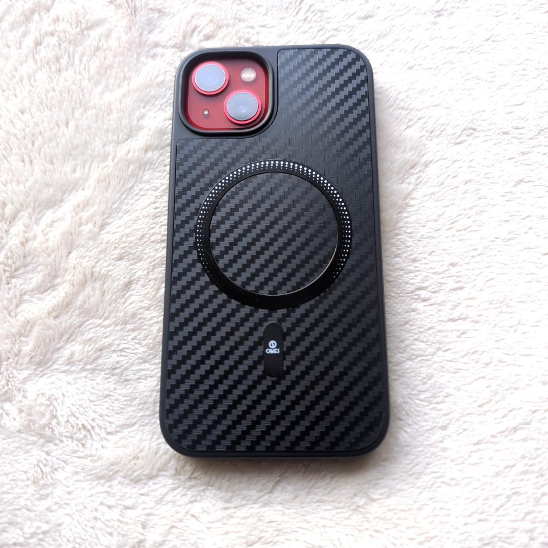 iPhone13 128GB レッド フロントパネル交換済 充電口不良 ケース有