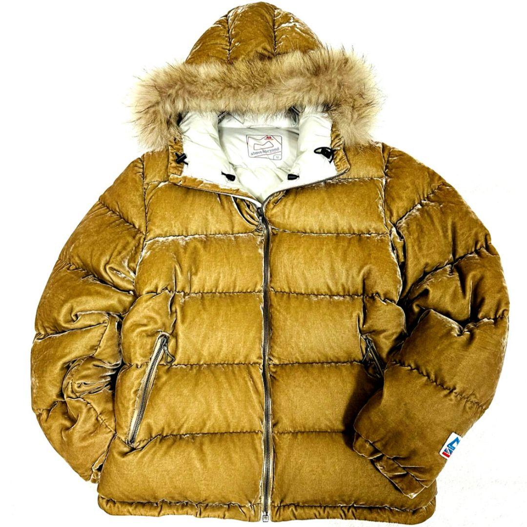 マウンテンイクイップメント ダウンジャケット 光沢 ダウン95 フード ファーM