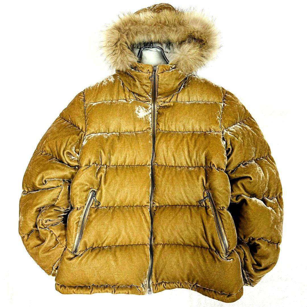 マウンテンイクイップメント ダウンジャケット 光沢 ダウン95 フード ファーM