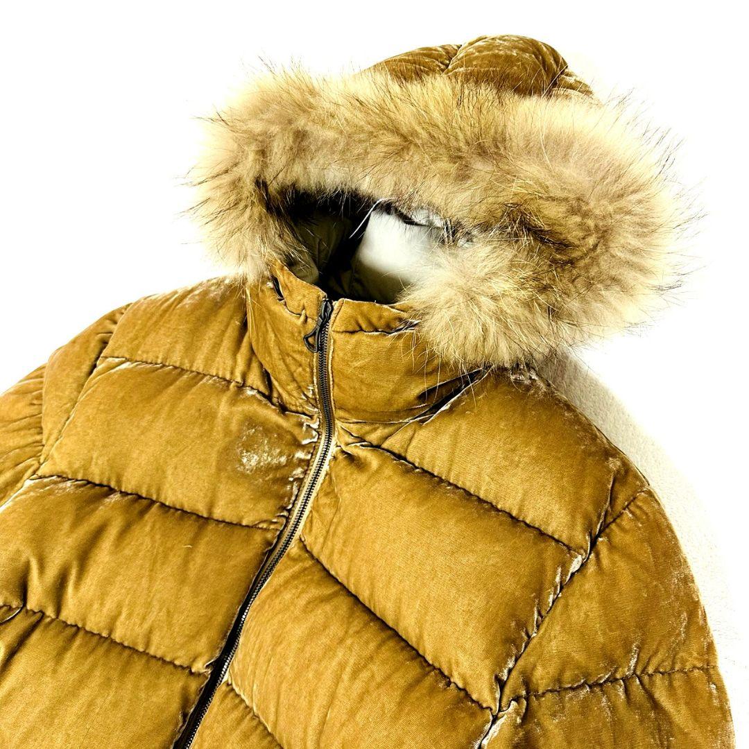 マウンテンイクイップメント ダウンジャケット 光沢 ダウン95 フード ファーM