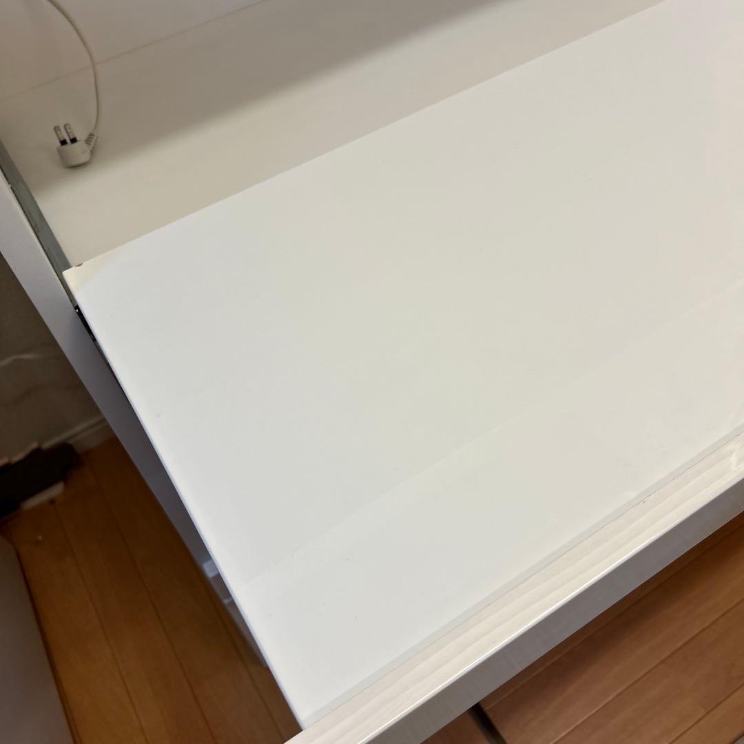 食器棚 キッチンボード ニトリ ダリア レンジボード カップボード　白　ホワイト