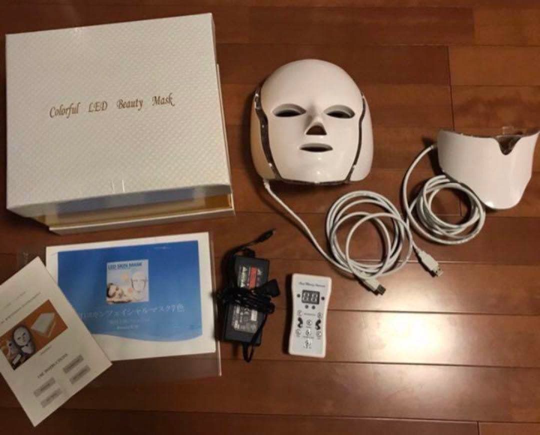 業務用エステサロンLEDフェイシャルマスク７色(顔～首) 美顔器オペラ座の美人を