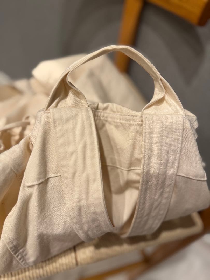 【takeshi kanda】キャンバスリュック/きなり