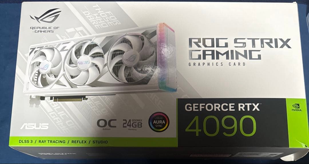 グラフィックボード・グラボ・ビデオカード ASUS ROG STRIX GEFORCE RTX 4090 White